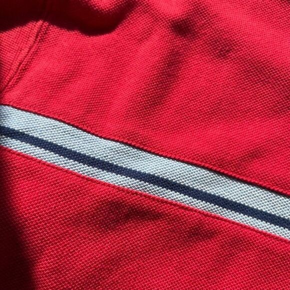 Tommy Hilfiger 90s Pique Cotton Crewneck Shirt XL NWOT – Retro Preppy Polo Style - Picture 3 of 11